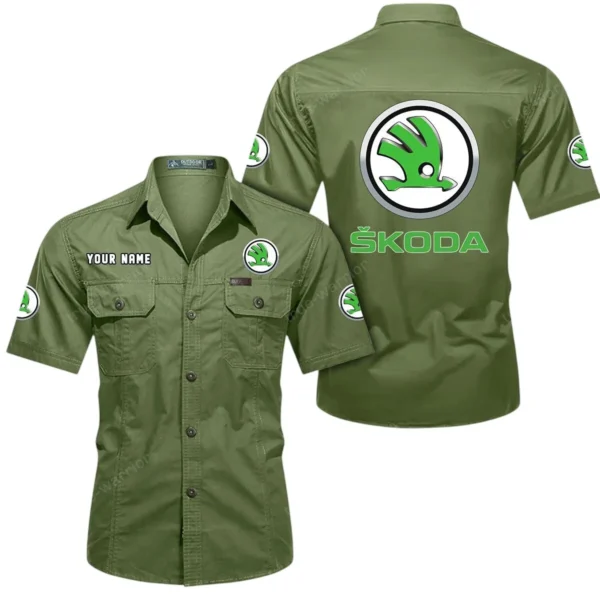 Reliable Vehicle  Exclusive Logo Short Sleeved Shirt, Gift For Reliable Vehicle  Enthusiasts CAR444 - Fruit Green