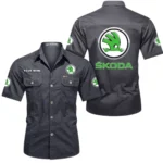 Affordable Ride  Exclusive Logo Short Sleeved Shirt, Gift For Affordable Ride  Enthusiasts CAR444 - Gray