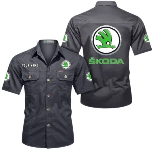 Affordable Ride  Exclusive Logo Short Sleeved Shirt, Gift For Affordable Ride  Enthusiasts CAR444 - Gray