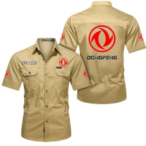 Dragontorque Equipment Exclusive Logo Short Sleeved Shirt, Gift For Dragontorque Equipment Enthusiasts CAR444 - Khaki