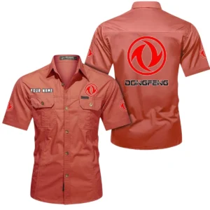 Duramax Vehicles Exclusive Logo Short Sleeved Shirt, Gift For Duramax Vehicles Lovers CAR444 - Red
