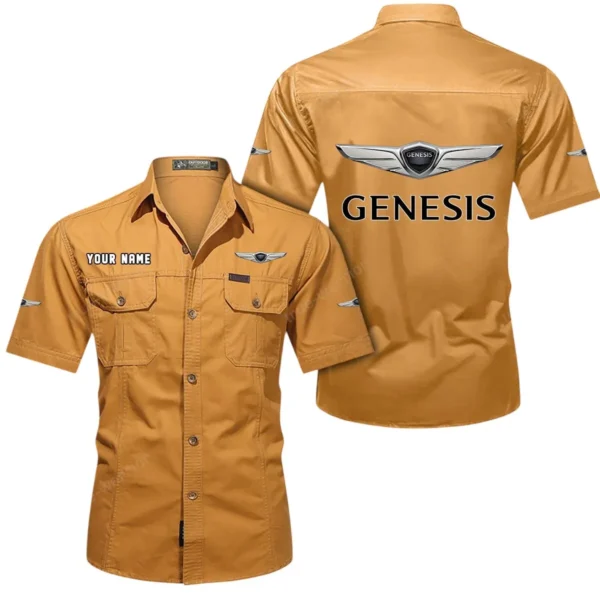 Reliable Automobile Exclusive Logo Short Sleeved Shirt, Gift For Reliable Automobile Enthusiasts CAR444 - Turmeric