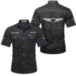 Compact SUV Exclusive Logo Short Sleeved Shirt, Gift For Compact SUV Lovers CAR444 - Black