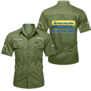 Plowing Tractor Exclusive Logo Short Sleeved Shirt, Gift For Plowing Tractor Enthusiasts CAR444 - Fruit Green