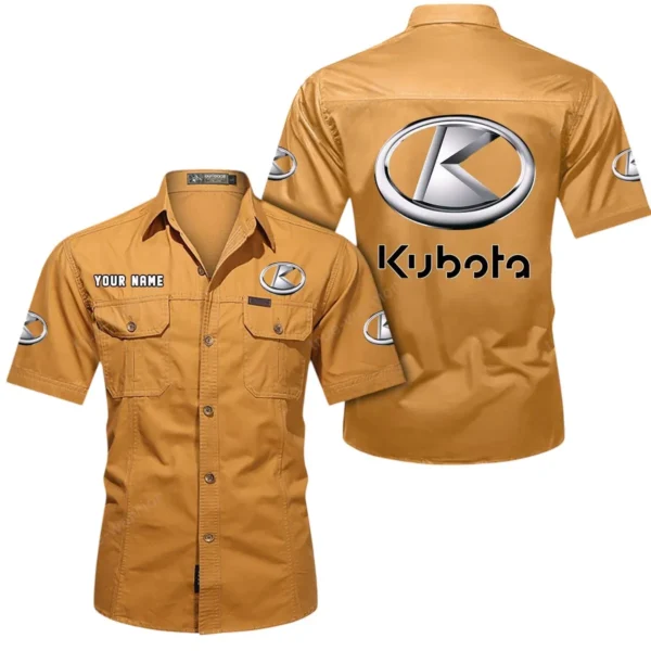 Precision Gardening Tractor Exclusive Logo Short Sleeved Shirt, Gift For Precision Gardening Tractor Lovers CAR444 - Turmeric