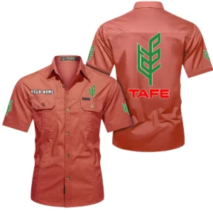 Efficient Land Tractor Exclusive Logo Short Sleeved Shirt, Gift For Efficient Land Tractor Lovers CAR444 - Red