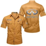 Modern Luxury Auto Exclusive Logo Short Sleeved Shirt, Gift For Modern Luxury Auto Enthusiasts CAR444 - Turmeric