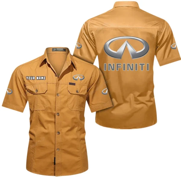 Modern Luxury Auto Exclusive Logo Short Sleeved Shirt, Gift For Modern Luxury Auto Enthusiasts CAR444 - Turmeric