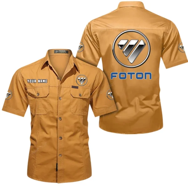 Frontrunner Trucks Exclusive Logo Short Sleeved Shirt, Gift For Frontrunner Trucks Enthusiasts CAR444 - Turmeric