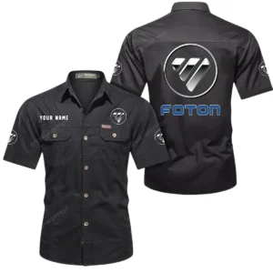Fieldtech Vehicles Exclusive Logo Short Sleeved Shirt, Gift For Fieldtech Vehicles Enthusiasts CAR444 - Black