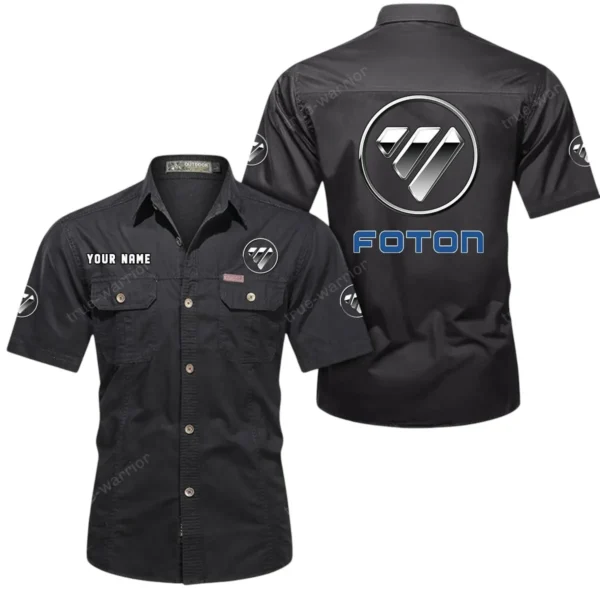 Fieldtech Vehicles Exclusive Logo Short Sleeved Shirt, Gift For Fieldtech Vehicles Enthusiasts CAR444 - Black