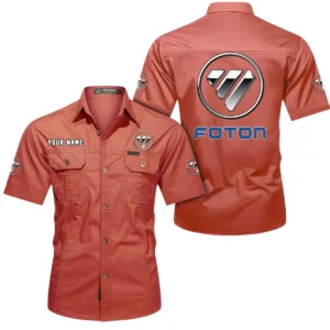 Fieldpro Machines Exclusive Logo Short Sleeved Shirt, Gift For Fieldpro Machines Enthusiasts CAR444 - Red