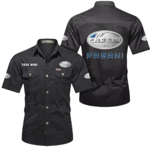 Sports Auto Exclusive Logo Short Sleeved Shirt, Gift For Sports Auto Lovers CAR444 - Black
