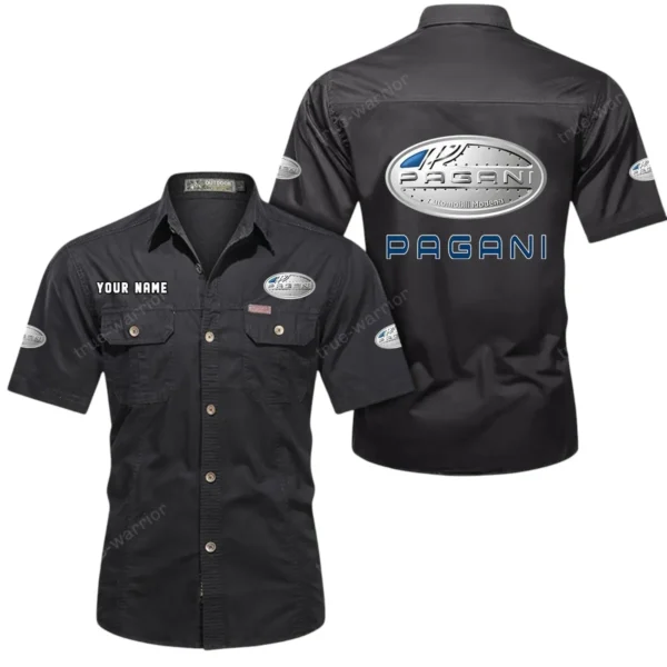 Sports Auto Exclusive Logo Short Sleeved Shirt, Gift For Sports Auto Lovers CAR444 - Black