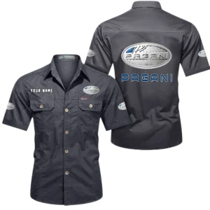 Exotic Coupe Exclusive Logo Short Sleeved Shirt, Gift For Exotic Coupe Lovers CAR444 - Gray