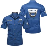 Dynamictrac Systems Exclusive Logo Short Sleeved Shirt, Gift For Dynamictrac Systems Enthusiasts CAR444 - Cowboy Blue