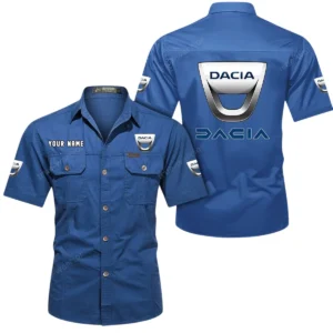 Dynamictrac Systems Exclusive Logo Short Sleeved Shirt, Gift For Dynamictrac Systems Enthusiasts CAR444 - Cowboy Blue