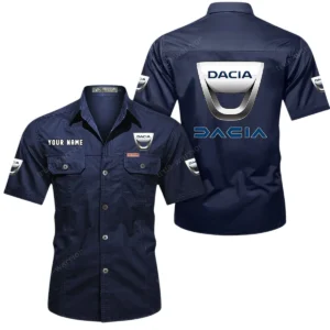Digipower Machines Exclusive Logo Short Sleeved Shirt, Gift For Digipower Machines Enthusiasts CAR444 - Dark Blue