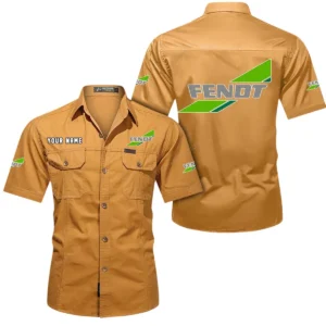 Advanced Farming Tractor Exclusive Logo Short Sleeved Shirt, Gift For Advanced Farming Tractor Enthusiasts CAR444 - Turmeric