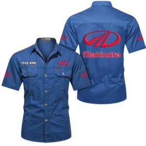 Field Work Tractor Exclusive Logo Short Sleeved Shirt, Gift For Field Work Tractor Lovers CAR444 - Cowboy Blue