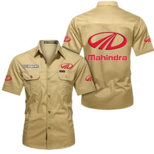 Rural Workhorse Tractor Exclusive Logo Short Sleeved Shirt, Gift For Rural Workhorse Tractor Lovers CAR444 - Khaki