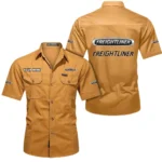 Industrial Truck Exclusive Logo Short Sleeved Shirt, Gift For Industrial Truck Lovers CAR444 - Turmeric
