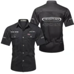 Long-Haul Rig Exclusive Logo Short Sleeved Shirt, Gift For Long-Haul Rig Lovers CAR444 - Black