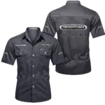 Big Rig Exclusive Logo Short Sleeved Shirt, Gift For Big Rig Lovers CAR444 - Gray