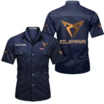 High-Performance SUV Exclusive Logo Short Sleeved Shirt, Gift For High-Performance SUV Enthusiasts CAR444 - Dark Blue