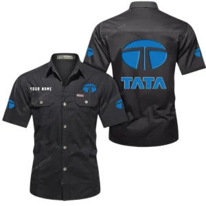 TerraMax Machines Exclusive Logo Short Sleeved Shirt, Gift For TerraMax Machines Enthusiasts CAR444 - Black