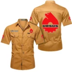 Reliable Field Tractor Exclusive Logo Short Sleeved Shirt, Gift For Reliable Field Tractor Enthusiasts CAR444 - Turmeric