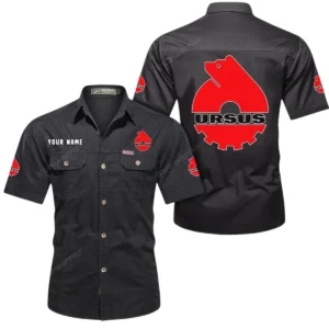 Field Work Tractor Exclusive Logo Short Sleeved Shirt, Gift For Field Work Tractor Lovers CAR444 - Black