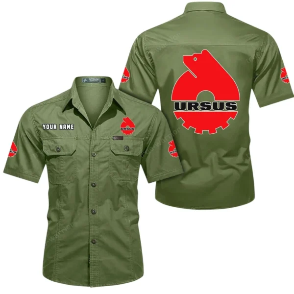 Sturdy Tillage Tractor Exclusive Logo Short Sleeved Shirt, Gift For Sturdy Tillage Tractor Lovers CAR444 - Fruit Green