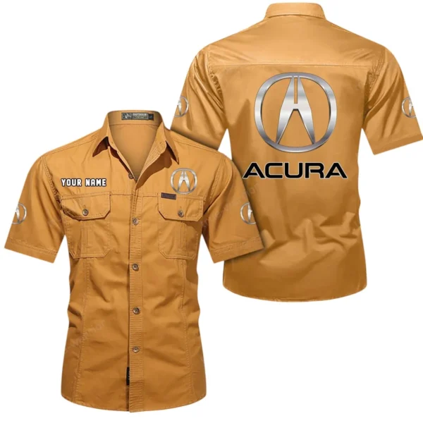 Performance Sedan Exclusive Logo Short Sleeved Shirt, Gift For Performance Sedan Lovers CAR444 - Turmeric