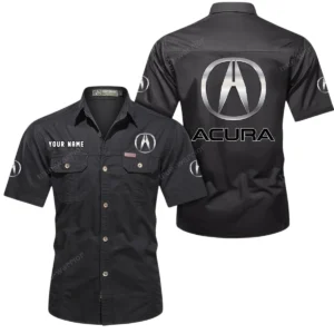 Modern Touring Car Exclusive Logo Short Sleeved Shirt, Gift For Modern Touring Car Enthusiasts CAR444 - Black