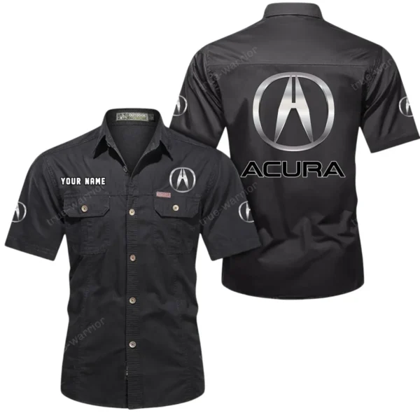 Modern Touring Car Exclusive Logo Short Sleeved Shirt, Gift For Modern Touring Car Enthusiasts CAR444 - Black
