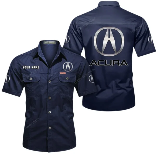 Prestige Automobile Exclusive Logo Short Sleeved Shirt, Gift For Prestige Automobile Enthusiasts CAR444 - Dark Blue