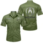 Luxury Sedan Exclusive Logo Short Sleeved Shirt, Gift For Luxury Sedan Enthusiasts CAR444 - Fruit Green