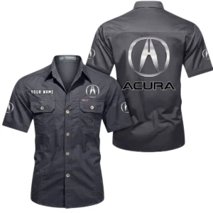 Premium Crossover Exclusive Logo Short Sleeved Shirt, Gift For Premium Crossover Enthusiasts CAR444 - Gray