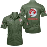 Compact Drive Exclusive Logo Short Sleeved Shirt, Gift For Compact Drive Lovers CAR444 - Army Green