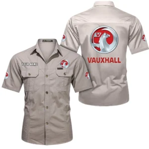 Practical Cruiser Exclusive Logo Short Sleeved Shirt, Gift For Practical Cruiser Enthusiasts CAR444 - Beige