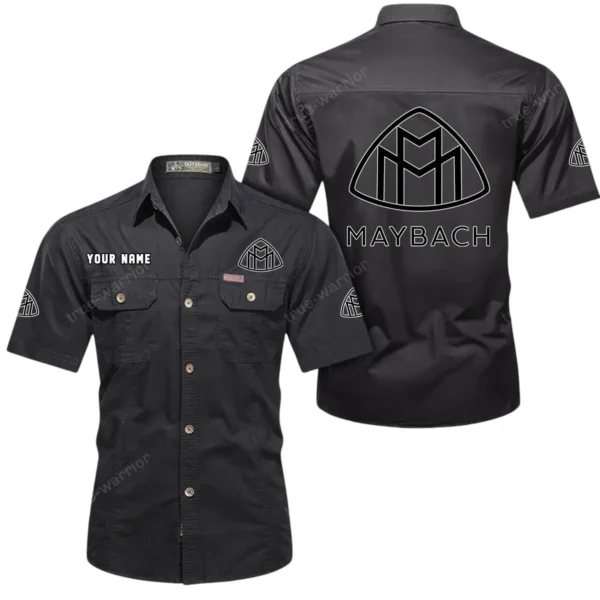Grand Luxury Ride Exclusive Logo Short Sleeved Shirt, Gift For Grand Luxury Ride Lovers CAR444 - Black