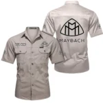 Chauffeur Vehicle Exclusive Logo Short Sleeved Shirt, Gift For Chauffeur Vehicle Enthusiasts CAR444 - Beige