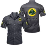 Lightweight Performance Car Exclusive Logo Short Sleeved Shirt, Gift For Lightweight Performance Car Enthusiasts CAR444 - Gray