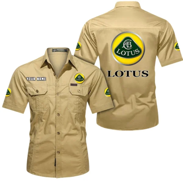 Track-Ready Coupe Exclusive Logo Short Sleeved Shirt, Gift For Track-Ready Coupe Enthusiasts CAR444 - Khaki