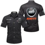 Utility Tractor Exclusive Logo Short Sleeved Shirt, Gift For Utility Tractor Lovers CAR444 - Black