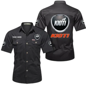 Utility Tractor Exclusive Logo Short Sleeved Shirt, Gift For Utility Tractor Lovers CAR444 - Black