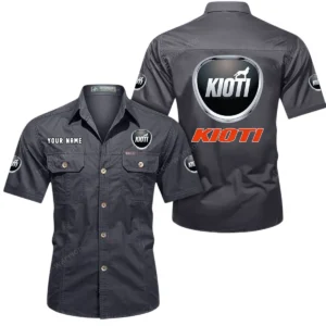 Reliable Tillage Tractor Exclusive Logo Short Sleeved Shirt, Gift For Reliable Tillage Tractor Enthusiasts CAR444 - Gray