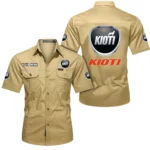 Everyday Farm Workhorse Exclusive Logo Short Sleeved Shirt, Gift For Everyday Farm Workhorse Enthusiasts CAR444 - Khaki