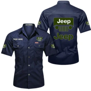 Trail-Ready SUV Exclusive Logo Short Sleeved Shirt, Gift For Trail-Ready SUV Lovers CAR444 - Dark Blue